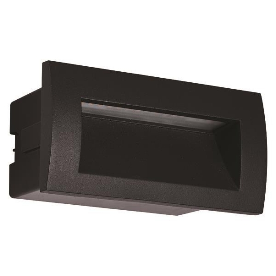 Imagine Pendul LED încastrat 3W IP54 220-240V 140X70X70mm Pro Black Arte Illumina