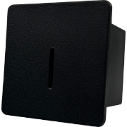 Imagine Lampa LED Suspendată Îngropată 3W DC24V 17Lm 3000K 85X85X46mm IP54 Neagră Arte Illumina