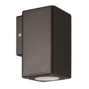 Imagine Aplica de perete pătrată din plastic 1xGU10 Max 7W neagră Arte Illumina