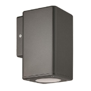 Imagine Aplica pătrată din plastic 1xGU10 Max 7W grafit Arte Illumina