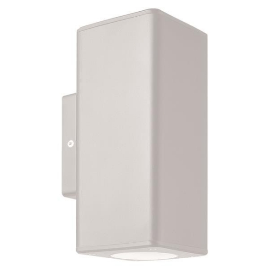 Imagine Aplica de perete pătrată up-down plastic 1xGU10 Max 7W alb Arte Illumina
