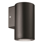 Imagine Aplica rotundă din plastic 1xGU10 Max 7W neagră Arte Illumina