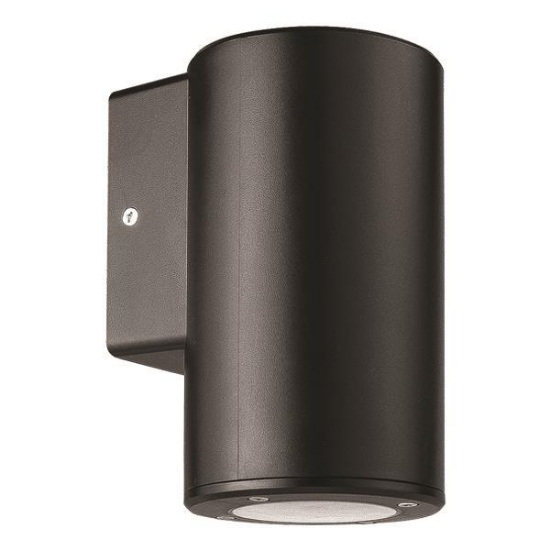 Imagine Aplica rotundă din plastic 1xGU10 Max 7W neagră Arte Illumina