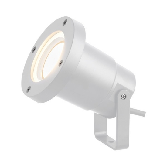 Imagine Spot Grădină Plastic 1XGU10 Max 5W Ø95X100mm IP65 Alb Arte Illumina