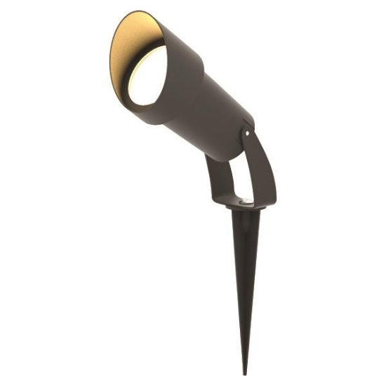 Imagine Spot de grădină din plastic cu suport pentru spike 1xGU10 max 5W 86x266mm IP65 negru Arte Illumina