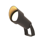 Imagine Spot de grădină din plastic cu capac 1xGU10 Max 5W Ø95x100mm Negru Arte Illumina