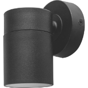 Imagine Aplica de perete rotund din plastic GU10 max 5W 73x113mm IP65 neagră Arte Illumina