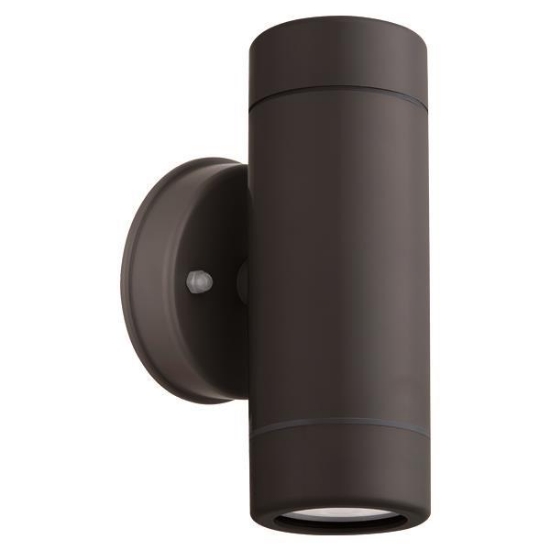 Imagine Aplica de perete plastic rotativ round updown 2xGU10 max 5W 73x113x152mm IP65 negru Arte Illumina