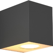 Imagine Aplica de perete pătrată GU10 80X70X90mm IP65 grafit Arte Illumina
