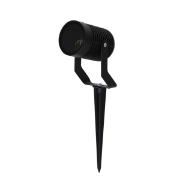 Imagine Spot Light pentru Grădină din Aluminiu-Sticlă cu Plasă 1xGU10 Max7w 66x91x250mm IP65 Negru Arte Illumina