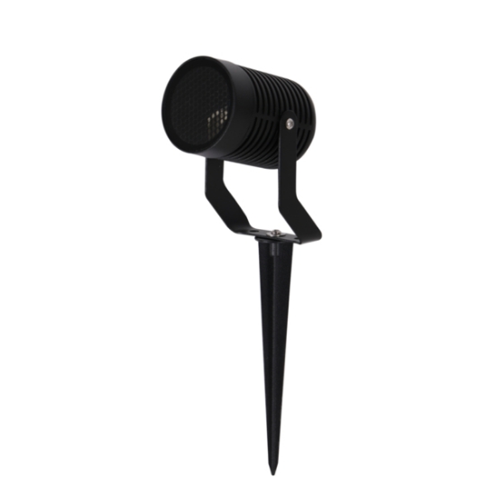 Imagine Spot Light pentru Grădină din Aluminiu-Sticlă cu Plasă 1xGU10 Max7w 66x91x250mm IP65 Negru Arte Illumina