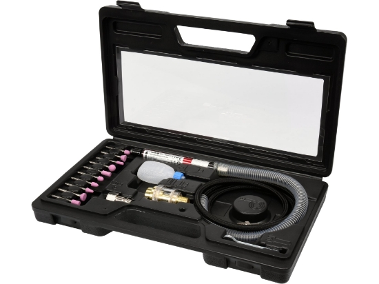 Imagine SET MINI FREZĂ PNEUMATICĂ, 16 PIESE