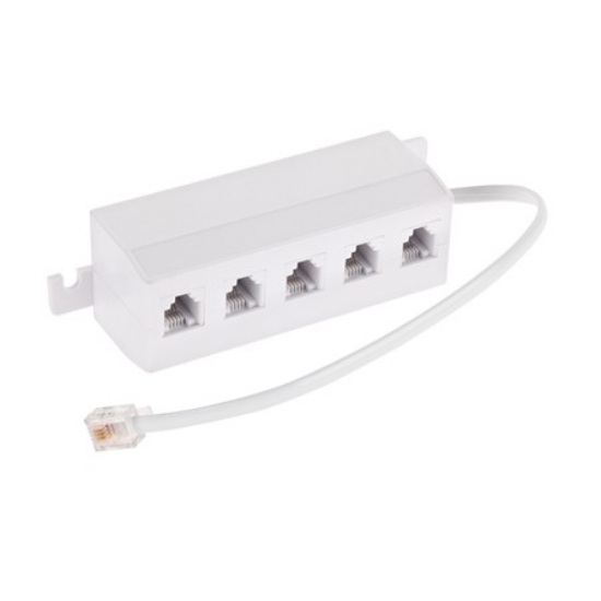 Imagine ADAPTOR TELEFONIC 6P4C - 5X 6P4C PE FIR
