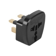Imagine ADAPTOR TENSIUNE PRIZA UK - UNIVERSAL NEGRU