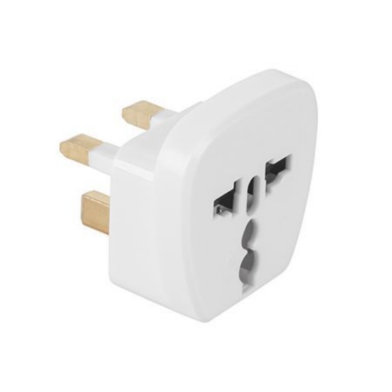 Imagine ADAPTOR TENSIUNE PRIZA UK - UNIVERSAL ALB