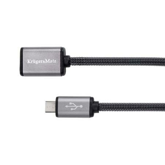 Imagine CABLU PRELUNGITOR USB-MICRO USB 0.2M KRUGER&MATZ