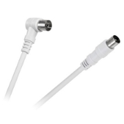 Imagine CABLU RF VIDEO ALB MUFA DREAPTA- 90GR 5M