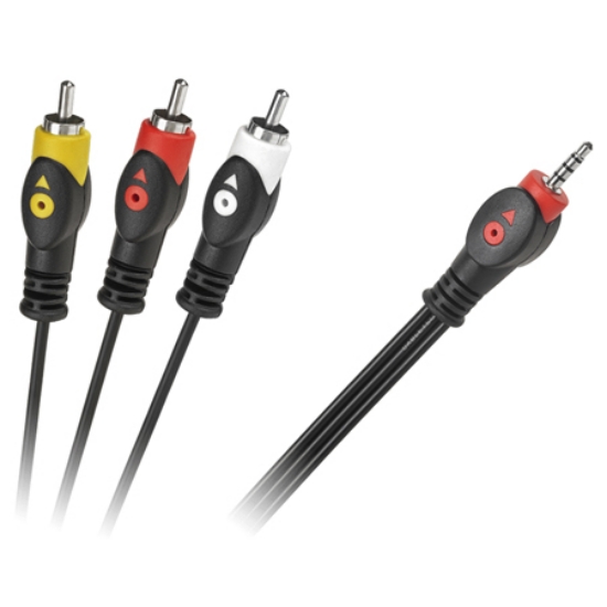 Imagine CABLU JACK 3.5 4 CANALE (A/V/MASA)-3RCA 3M