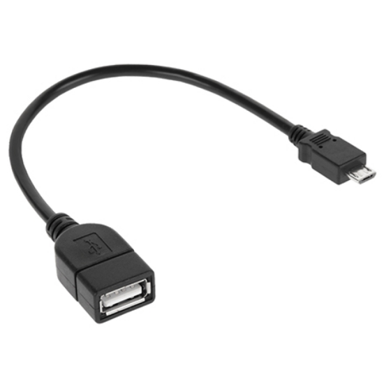 Imagine CABLU ADAPTOR USB MAMA A - MICRO USB TATA 20CM