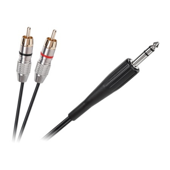 Imagine CABLU JACK 6.3 MONO TATA - 2XRCA TATA 3M