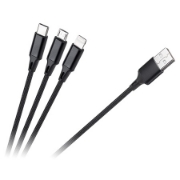 Imagine CABLU USB 3 IN 1 100CM REBEL