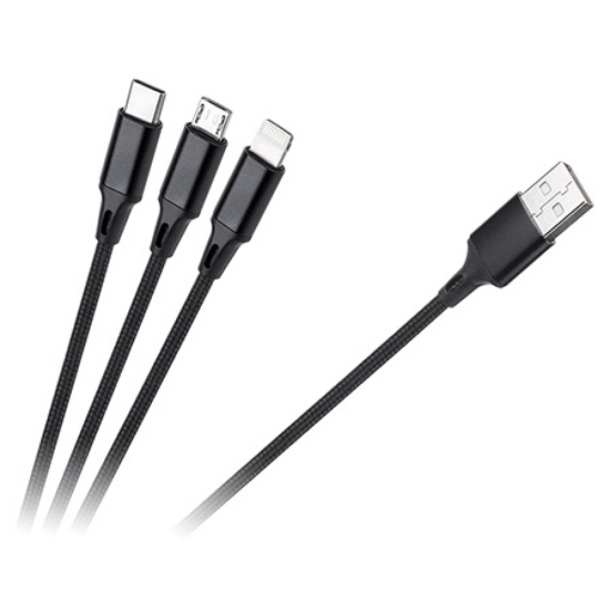 Imagine CABLU USB 3 IN 1 100CM REBEL