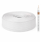 Imagine CABLU COAXIAL  CUPRU RG6 ROLA 100M EMTEX