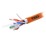 Imagine CABLU FTP CAT 6 CUPRU 0.56MM LSZH 305M TED ELECTRIC