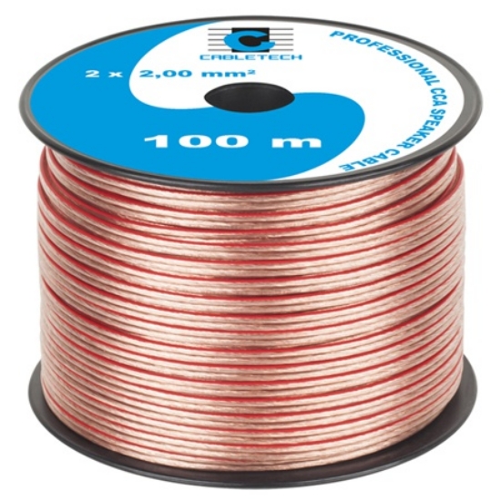 Imagine CABLU DIFUZOR CCA 2X2.00MM TRANSPARENT 100M