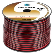 Imagine CABLU DIFUZOR CUPRU 2X2.50MM ROSU/NEGRU 100M
