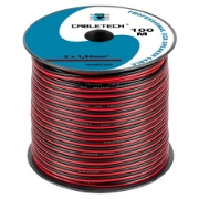 Imagine CABLU DIFUZOR CCA 2X1.50MM ROSU/NEGRU 100M