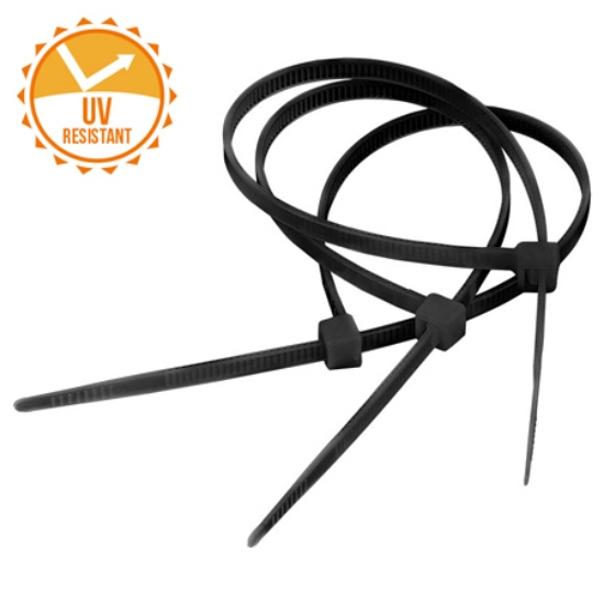 Imagine FASETE REZISTENTE UV 4.8X200MM NEGRE SET 100B