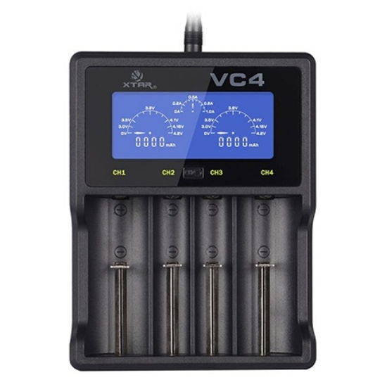 Imagine CHARGER ACUMULATORI LI-ION SI NIMH XTAR VC4