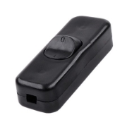 Imagine INTRERUPATOR PE FIR 3A/250V NEGRU