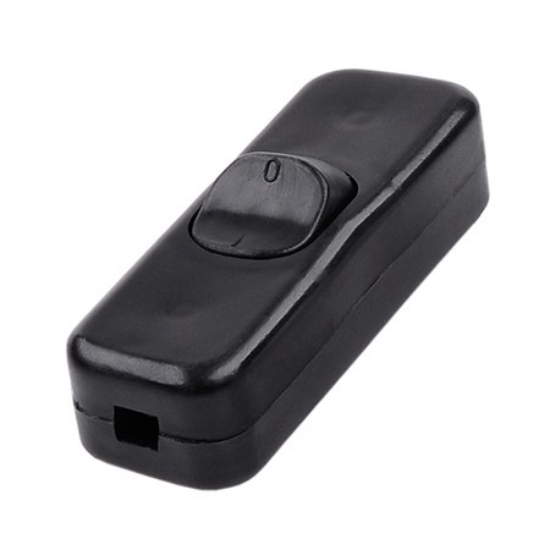Imagine INTRERUPATOR PE FIR 3A/250V NEGRU
