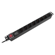 Imagine PDU RACK 19 INCH 8 PRIZE SWITCH 16A 2M EMTEX