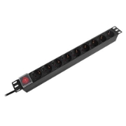 Imagine PDU RACK 19 INCH 9 PRIZE SWITCH 16A 2M EMTEX