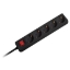 Imagine PRELUNGITOR 3X1.5MM 5 PRIZE 1.5M INTRERUPATOR NEGRU