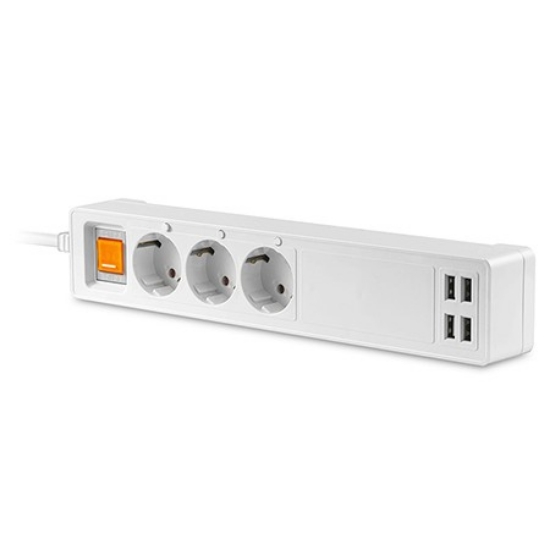 Imagine PRELUNGITOR SMART 16A 3 PRIZE 4 USB 1.8M TUYA