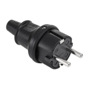 Imagine STECHER 16A/250V- IP44 NEGRU 2237
