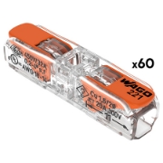 Imagine CLEME WAGO CU PARGHIE 0.2-4MM2 SET 60 BUC