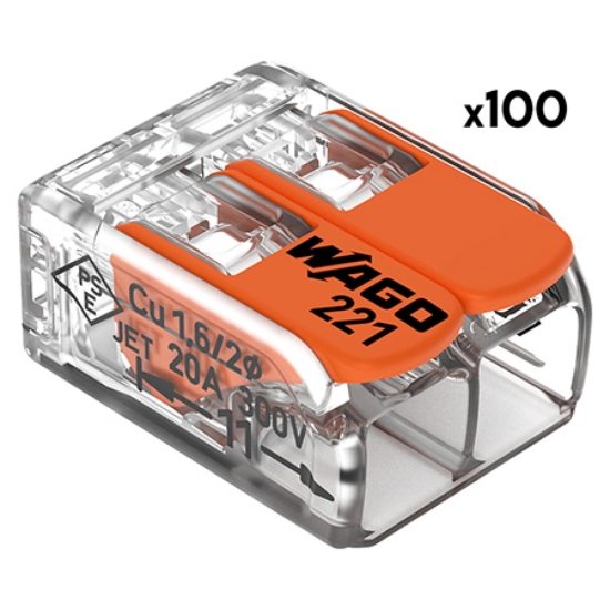 Imagine CLEME WAGO SLIM MYF 2X4MM2 SET 100 BUC
