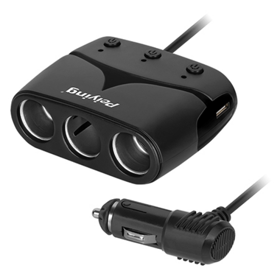 Imagine SPLITTER BRICHETA AUTO X3 CU USB SI CABLU PEIYING