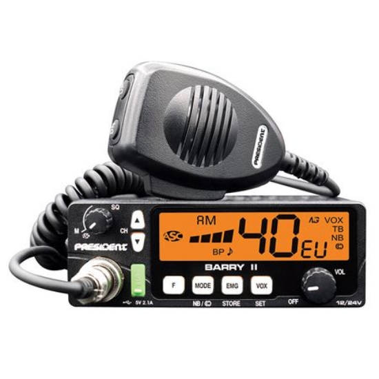 Imagine RADIO CB PRESIDENT BARRY II ASC VOX 12/24V