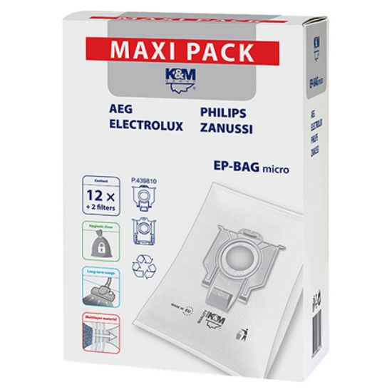 Imagine FILTRU ASPIRATOR 12+2 MAXI PACK K&M