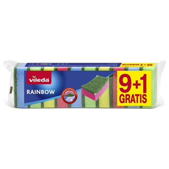 Imagine SET BURETI BUCATARIE RAINBOW 10BUC VILEDA