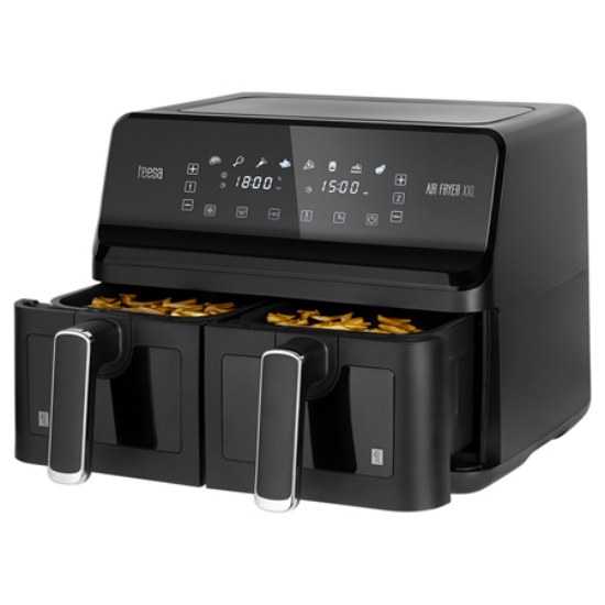 Imagine FRITEUZA DUBLA AIRFRYER 8L 2700W TEESA AIR FRYER DUAL