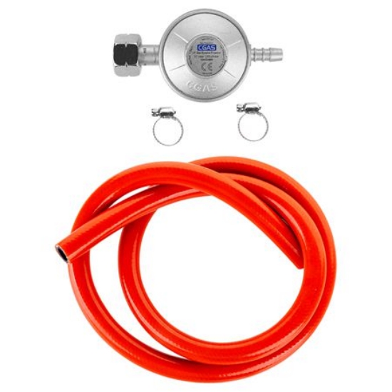 Imagine SET REDUCTOR GAZ CU FURTUN 1M SI COLIERE