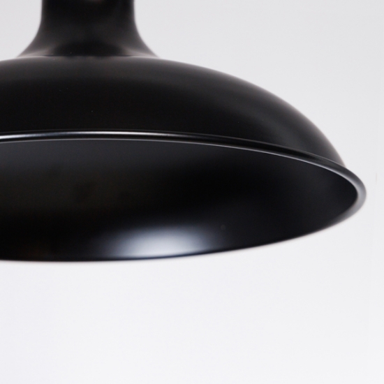Imagine Abajur metalic Ø360mm negru Arte Illumina Siros