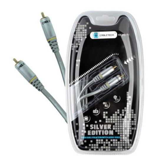 Imagine CABLU 1RCA-1RCA 0.5M COAXIAL SILVER EDITION CABLETECH